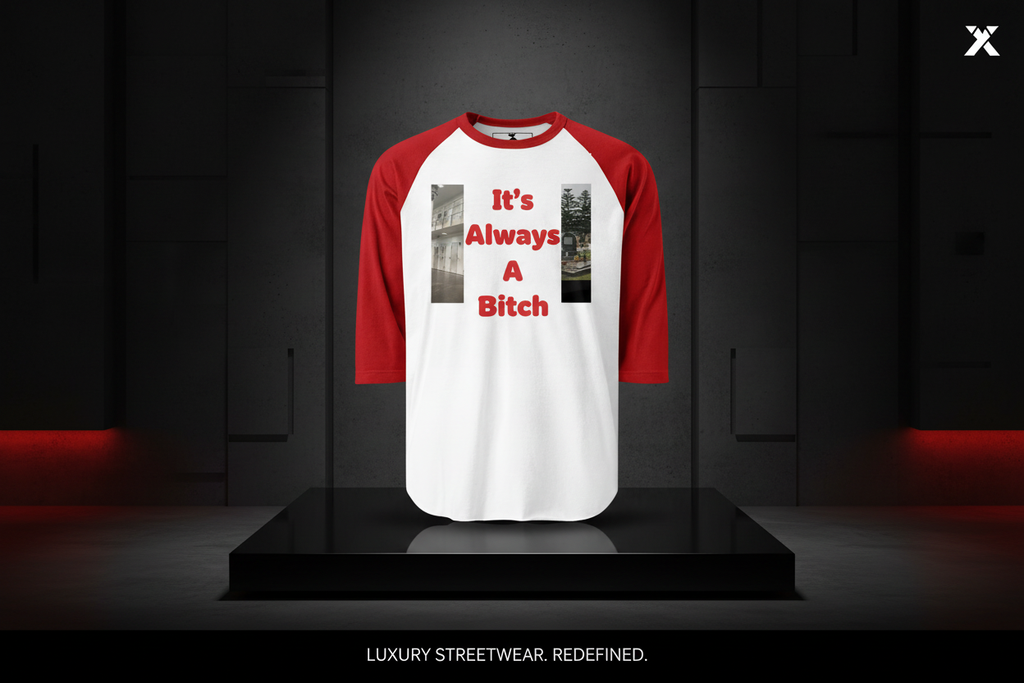 3/4 sleeve raglan shirt