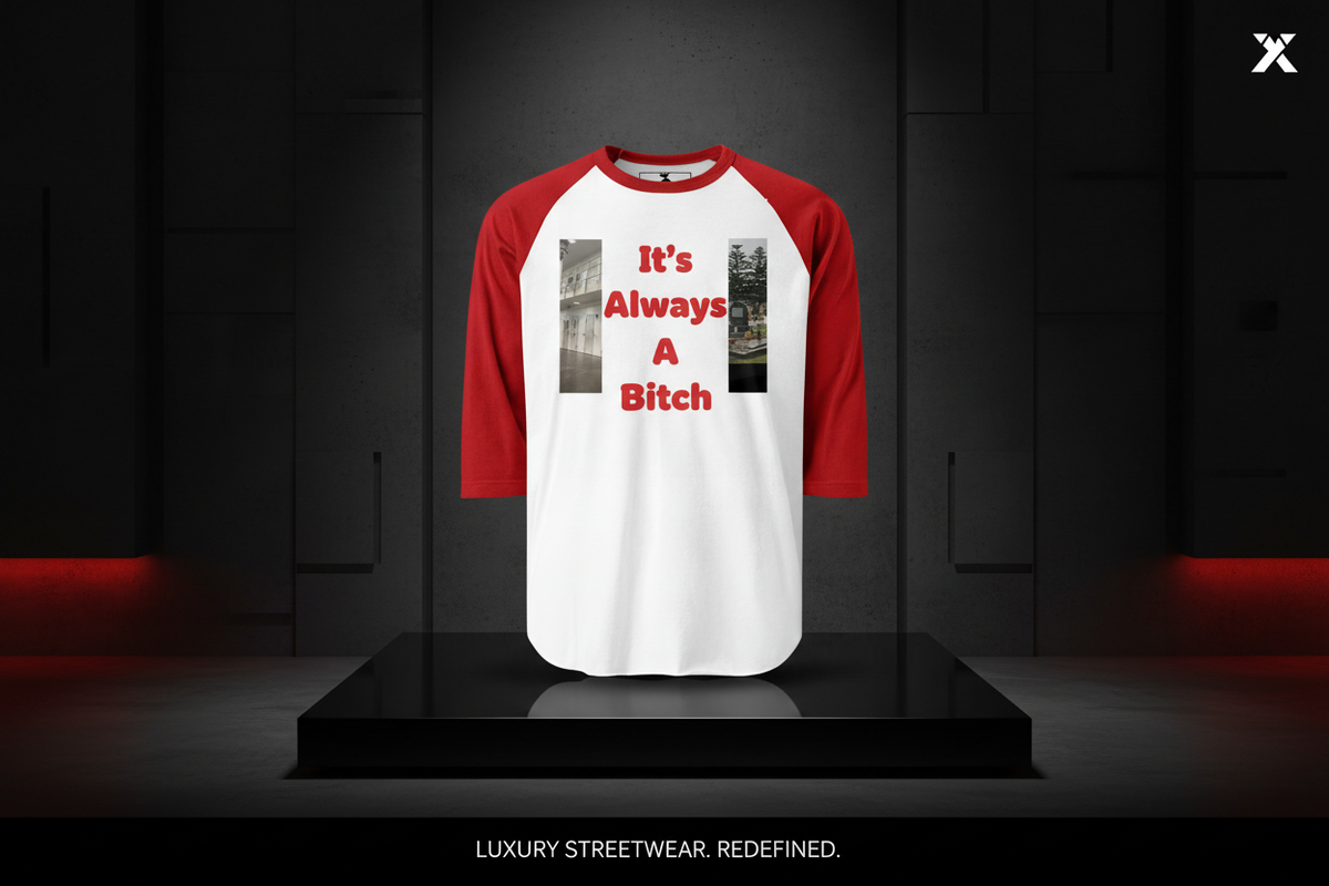 3/4 sleeve raglan shirt