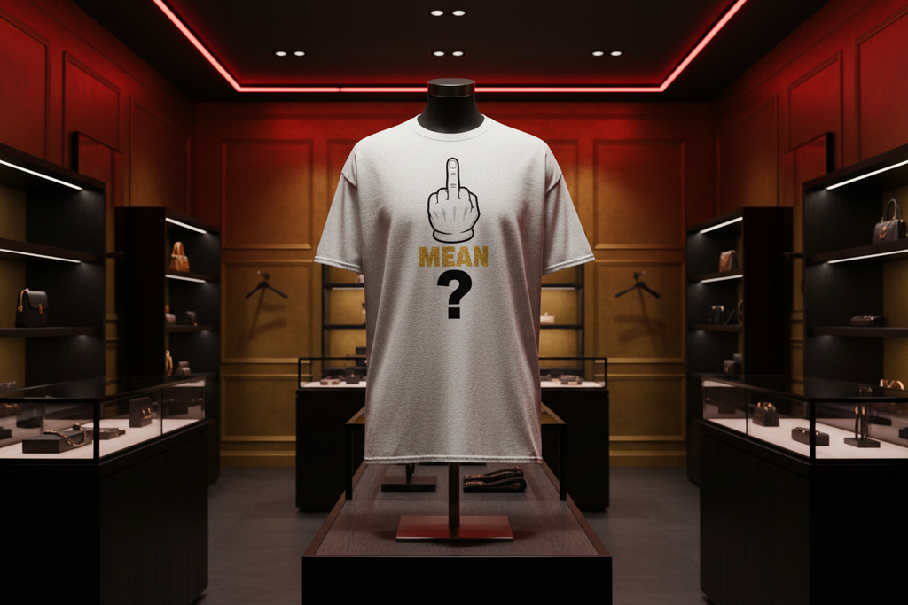 MEAN? - Dark Gold Luxury Display